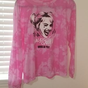 Harley Quinn birds of Prey long sleeve shirt
